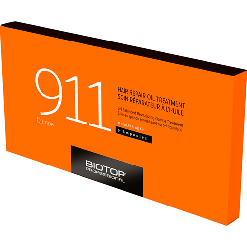Biotop Professional Масло для волос с протеинами киноа в ампулах 911 6 шт*11 мл