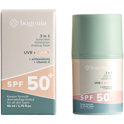 Bogenia Солнцезащитный крем для лица SPF 50+ BG422