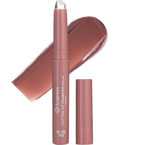 Bogenia Помада-бальзам для губ Peptide Lip Plumper Balm Mauve 003 Naked