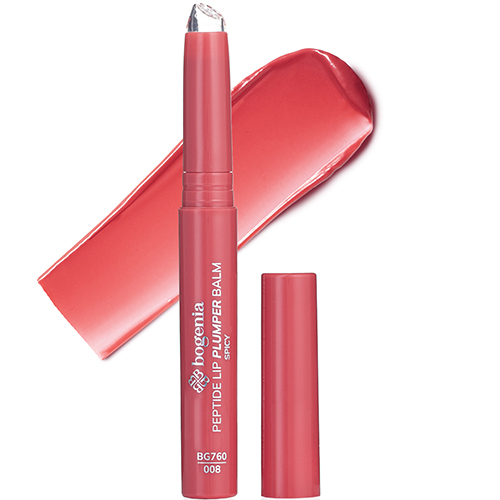 Bogenia Помада-бальзам для губ Peptide Lip Plumper Balm Mauve 008 Spicy