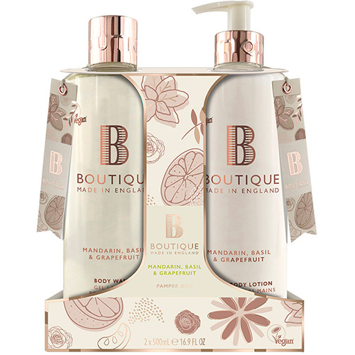 Boutique Набор для тела Mandarin, Basil & Grapefruit