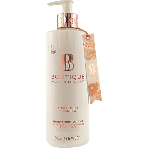 Boutique Лосьон для рук и тела Amber, Musk & Vanilla