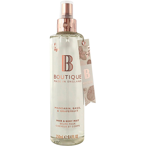 Boutique Мист для тела и волос Mandarin, Basil & Grapefruit