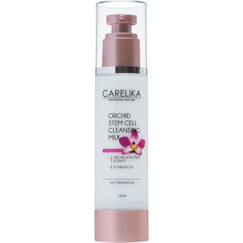 Carelika Очищающее молочко для лица со стволовыми клетками орхидеи
