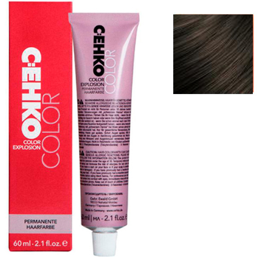 C:EHKO Крем-краска Color Explosion 6/72 темний блондин коричнево-попелястий