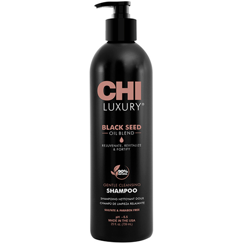 CHI Мягкий очищающий шампунь для волос с маслом черного тмина Luxury Black Seed Oil 739 мл