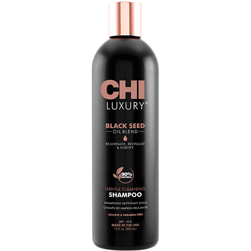 CHI Мягкий очищающий шампунь для волос с маслом черного тмина Luxury Black Seed Oil 355 мл