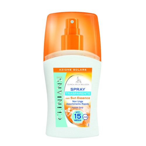 Clinians Прозрачный спрей для загара SPF 15 Sun