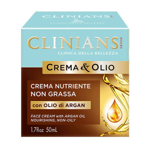 Clinians Нежирный питательный крем для лица Argan Crema & Olio