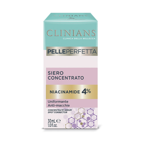 Clinians Сыворотка для лица против пигментных пятен с ниацинамидом 4% Pelleperfetta