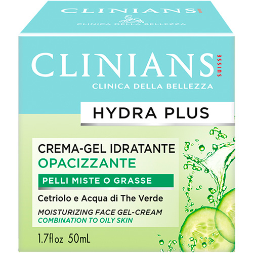 Clinians Увлажняющий крем-гель для лица для комбинированной и жирной кожи Hydra Plus