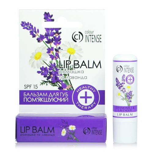 Colour Intense Бальзам для губ "Ромашка и лаванда" Healthy Therapy