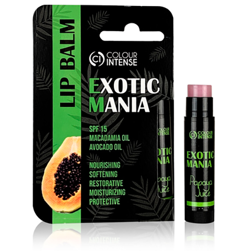 Colour Intense Бальзам для губ с ароматом папайи Exotic Mania