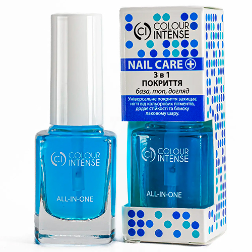 Colour Intense Универсальное покрытие для ногтей 3 в 1 Nail Care