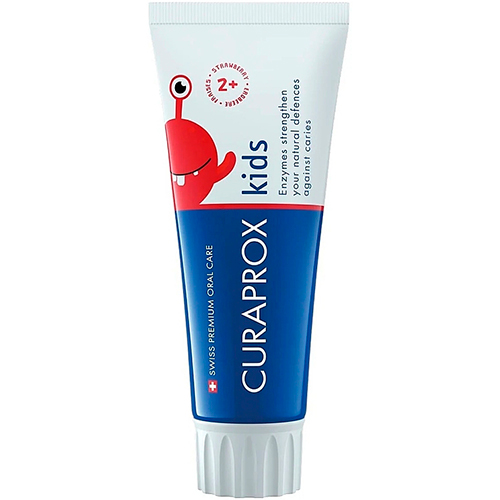 Curaprox Детская зубная паста со вкусом клубники с фтором 60 мл