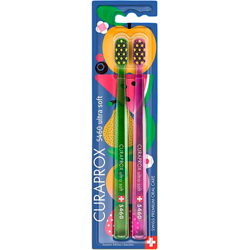 Curaprox Набор зубных щёток CS 5460 Ultra Soft Duo Summer Edition 2025
