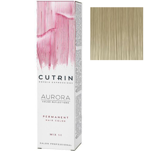 Cutrin Крем-краска для волос Aurora Permanent 10.1 Попелястий блонд