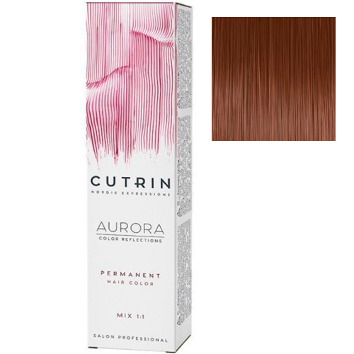 Cutrin Крем-краска для волос Aurora Permanent 7.4 Середній мідний блонд