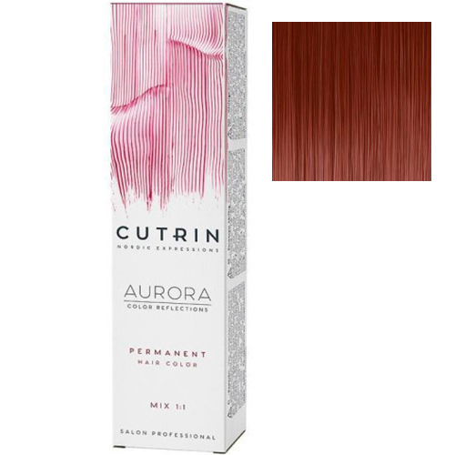 Cutrin Крем-краска для волос Aurora Permanent 5.43 Світло-коричневий мідне золото