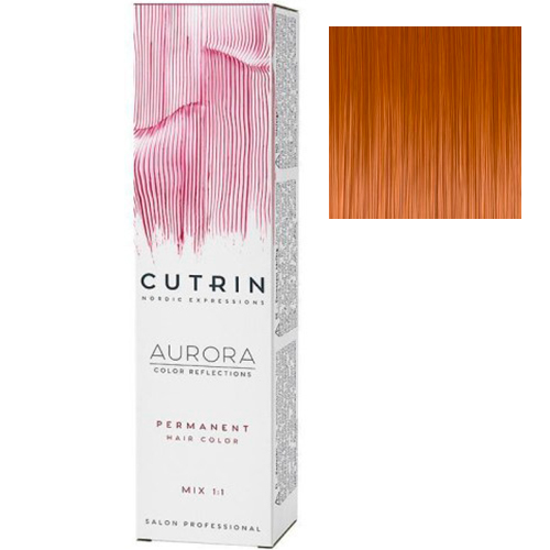 Cutrin Крем-краска для волос Aurora Permanent 8.43 Світле мідне золото