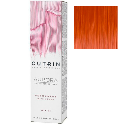 Cutrin Крем-краска для волос Aurora Permanent 8.444 Горобина