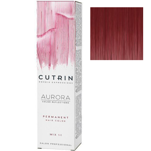 Cutrin Крем-краска для волос Aurora Permanent 5.445 Журавлина