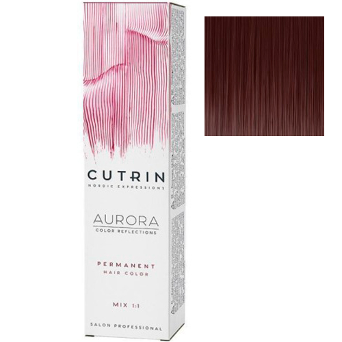 Cutrin Крем-краска для волос Aurora Permanent 5.5 Оксамитова ніч