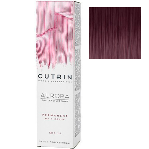 Cutrin Крем-краска для волос Aurora Permanent 5.56 Північ