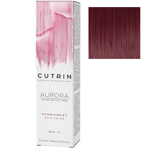 Cutrin Крем-краска для волос Aurora Permanent 6.56 Безсонна ніч