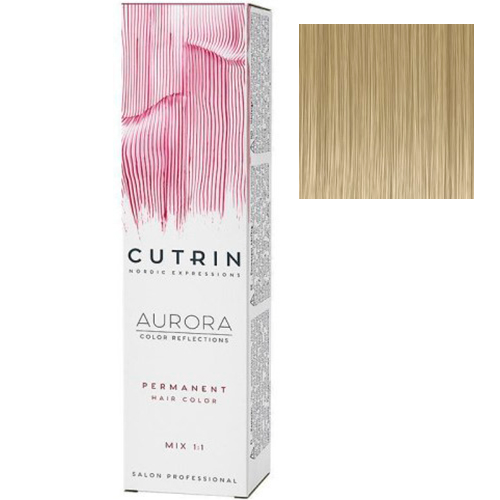Cutrin Крем-краска для волос Aurora Permanent 10.71 Пісочний блонд