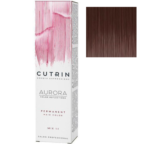 Cutrin Крем-краска для волос Aurora Permanent 6.75 Шоколадне тістечко