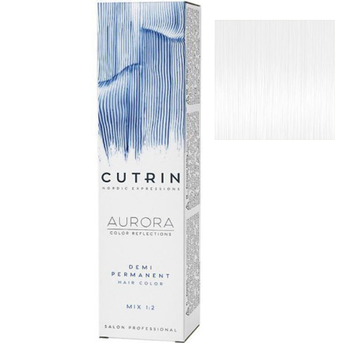 Cutrin Безаммиачная крем-краска для волос Aurora Demi D 0.00 Додай трохи розведеного