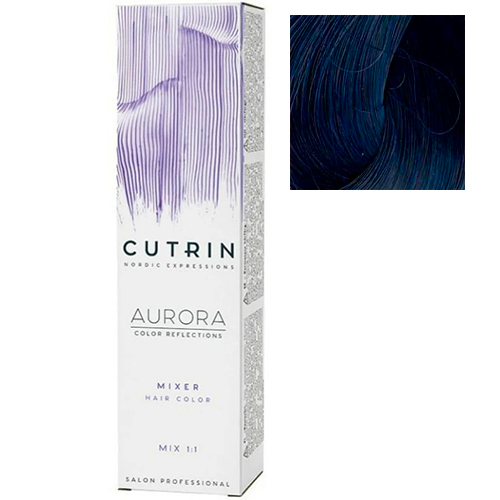 Cutrin Краска-усилитель цвета для волос Aurora 0.11 Синій