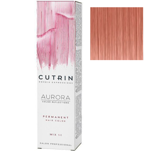 Cutrin Крем-краска для волос Aurora Permanent 9R Вогняна троянда дуже світлий блонд