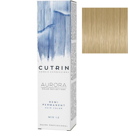 Cutrin Безаммиачная крем-краска для волос Aurora Demi 10.71 Пісочний блонд