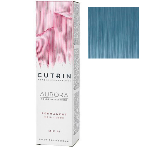 Cutrin Крем-краска для волос Aurora Permanent 0.1 Спокійний синій