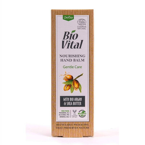 DeBa Питательный бальзам для рук с аргановым маслом и маслом Ши Bio Vital