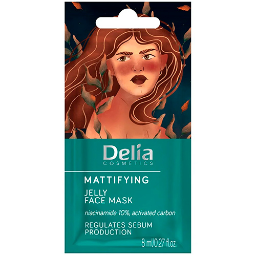 Delia Матирующая желейная маска для лица