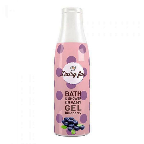 Delia Гель для душа с ароматом черники Dairy Fun