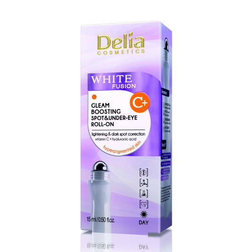 Delia Осветляющий ролл-он для контура глаз White Fusion+