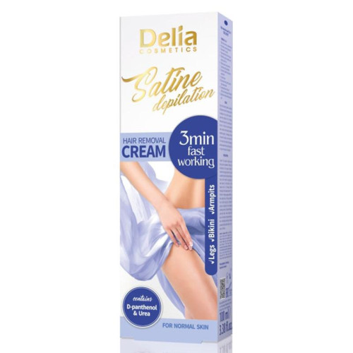 Delia Експрес-крем для депіляції тіла "3 хвилини" Satine Depilation