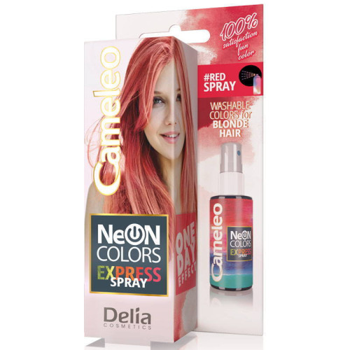 Delia Смываемый спрей для волос Cameleo Neon Express Spray
