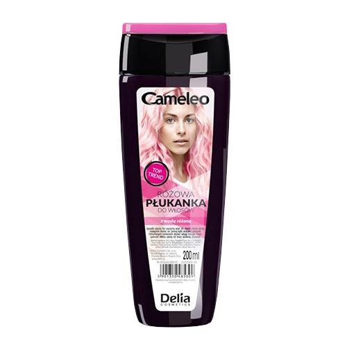Delia Оттеночный ополаскиватель для волос розовый Cameleo