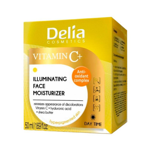 Delia Увлажняющий крем-иллюминатор для лица Vitamin C