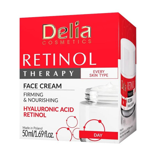 Delia Крем для лица питательный подтягивающий Retinol Therapy