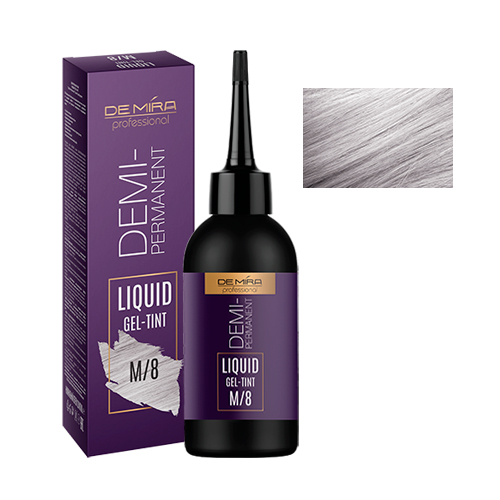 Demira Professional Демиперманентный жидкий гель-тинт для волос М/8