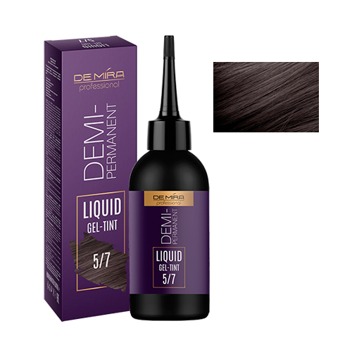 Demira Professional Демиперманентный жидкий гель-тинт для волос 5/7