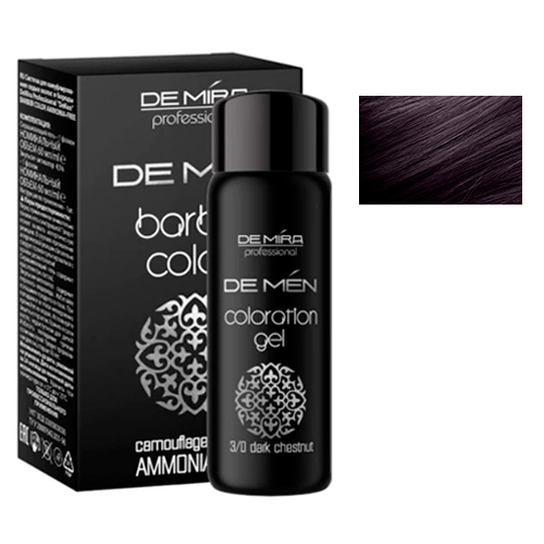 Demira Professional Мужской камуфляж для волос и бороды DeMen Barber 3/0