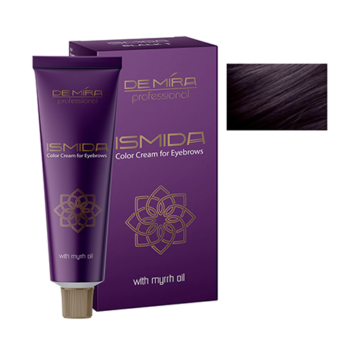 Demira Professional Крем-краска для бровей Ismida Темно-коричнева №2.1