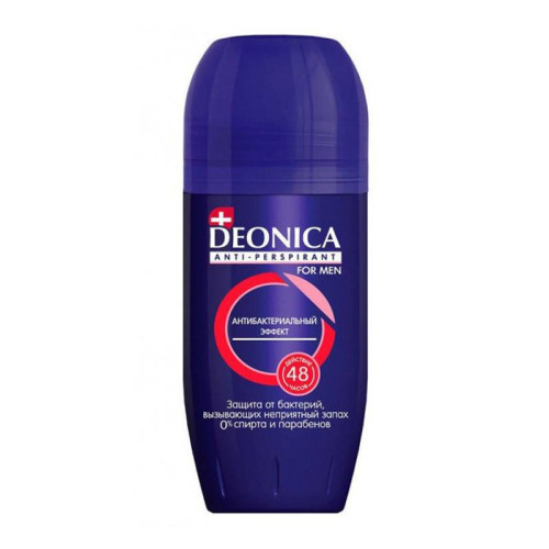 Deonica Роликовый дезодорант-антиперспирант "Антибактериальный эффект" For men